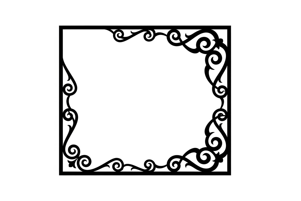 Vintage Scroll Corner Frame Bundle, an Illustration by Gfx_Store (Photo 47 of 48)