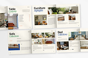 Japandi Interior Square Brochure, a Brochure Template by trabaskriya (Thumbnail 4 of 6)