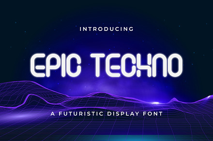 Epic Techno - Futuristic Font