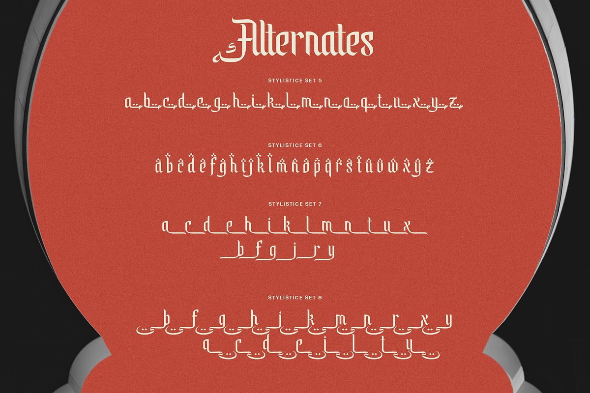 Mastolleh Ramadan Typeface, a Blackletter Font by alit design (Photo 10 of 17)