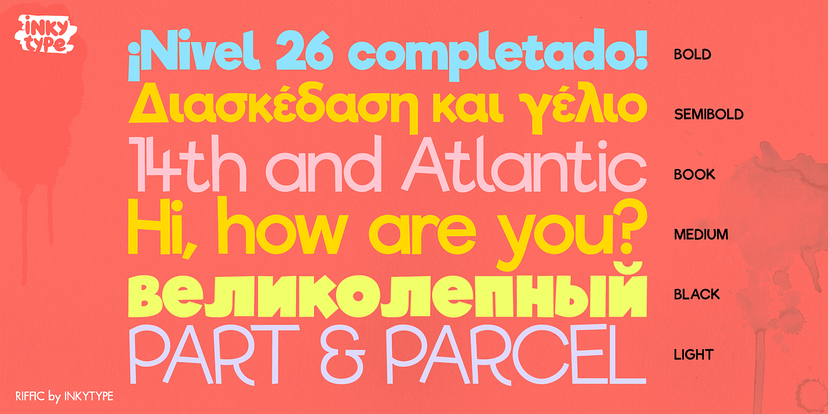 Riffic, a Handwritten Font by InkyType (Photo 2 of 4)