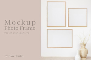 Customizable Moveable Frames Mockup