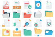 Files and Folder Icon Pack., an Icon by Vector Portal (Thumbnail 6 of 6)