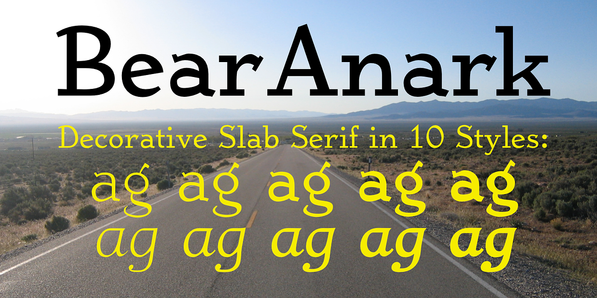 BearAnark, a Serif Font by Ingrimayne Type (Photo 1 of 10)