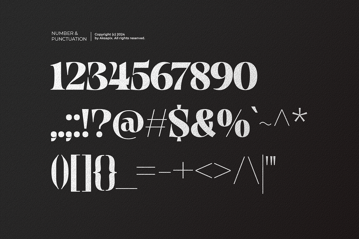 Noorliza - Modern Serif Font, a Serif Font by Aksapix Studio (Photo 10 of 12)