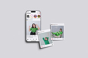 High Quality Instagram Mockup, an Advertising Mockup by Afif_studio (Thumbnail 2 of 5)