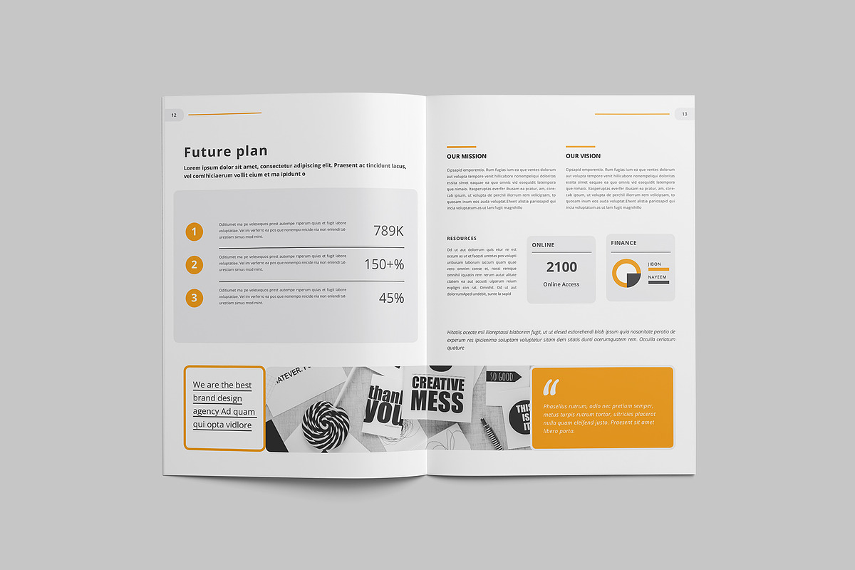 Corporate Brochure Bundle, a Brochure Template by Tanber Hossen (Photo 9 of 71)