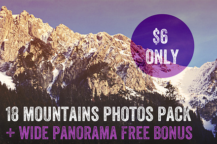 18 Retouched Mountains Photos