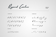 Raymond Caroline Handwritten Font, a Script Font by UICreative (Thumbnail 3 of 5)