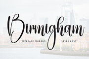 Birmigham | Script Font, a Handwritten Font by Scratchones (Thumbnail 1 of 8)