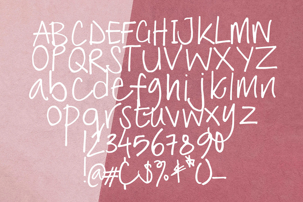 Winchester - Handwritten font preview 4