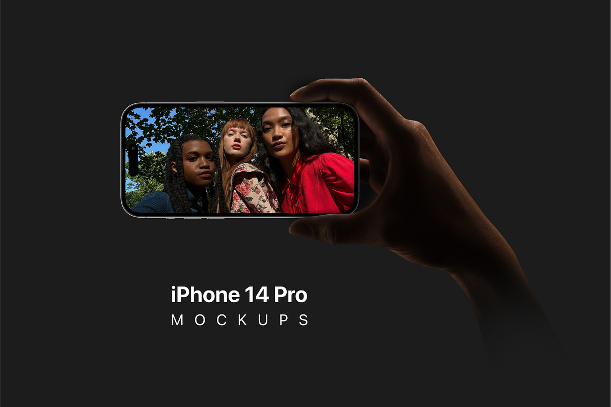 iPhone 14 Pro Mockups, an iPhone Mockup by Ui Markets (Photo 13 of 13)
