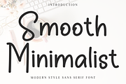 Smooth Minimalist, a Sans Serif Font by FreshTypeINK (Thumbnail 1 of 7)