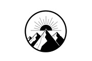 Mountain Sunrise Circle Bundle, an Illustration by Designs_River (Thumbnail 12 of 31)