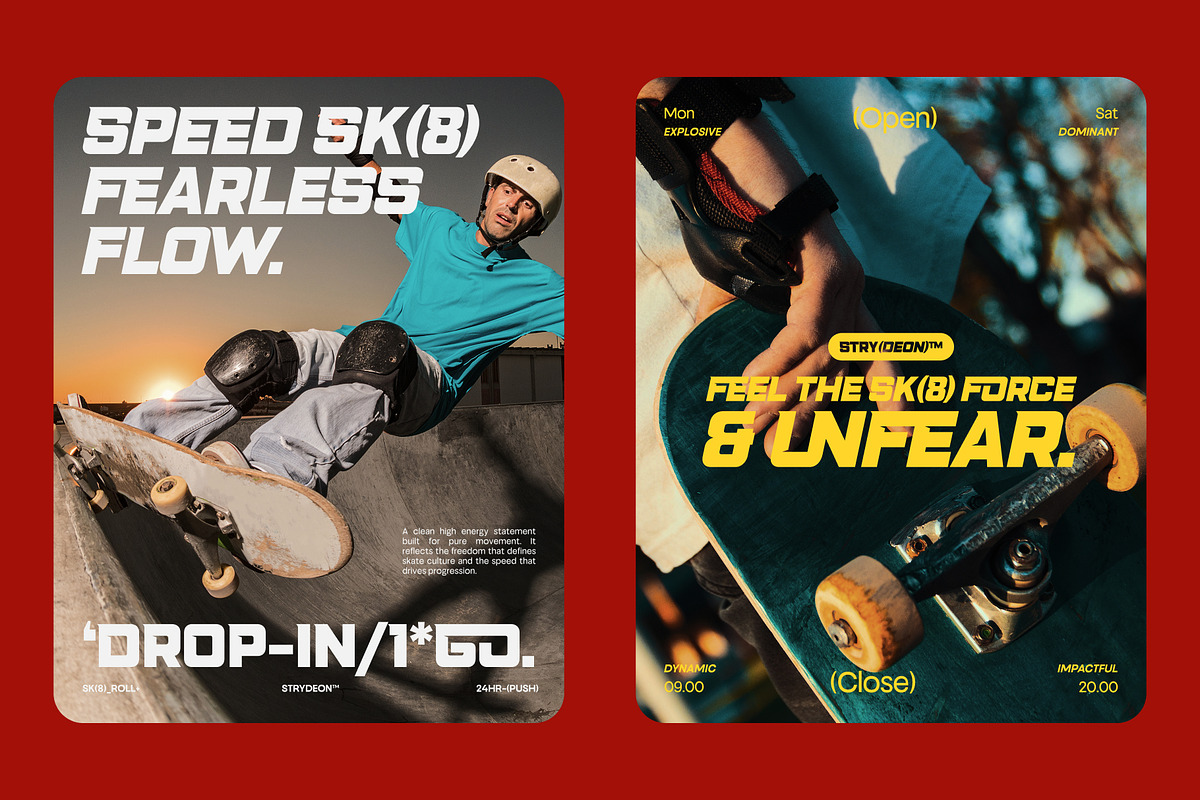 234 Sec – Sport Headline Display, a Sans Serif Font by Casloop Studio (Photo 2 of 10)