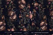 Gold Pastel Floral Pattern, a Pattern Graphic by paper aesthetic (Thumbnail 7 of 9)
