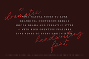 Nocturnus Handwritten Script Font, a Script Font by Up Up Creative (Thumbnail 2 of 15)