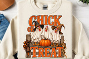 Chick or Treat Halloween PNG, a Seasonal Illustration by Canvas Craft (Thumbnail 2 of 6)