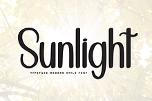 Sunlight | Script Font