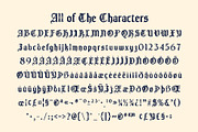 CS Aither Stamp, a Blackletter Font by Craft Supply Co. (Thumbnail 8 of 8)