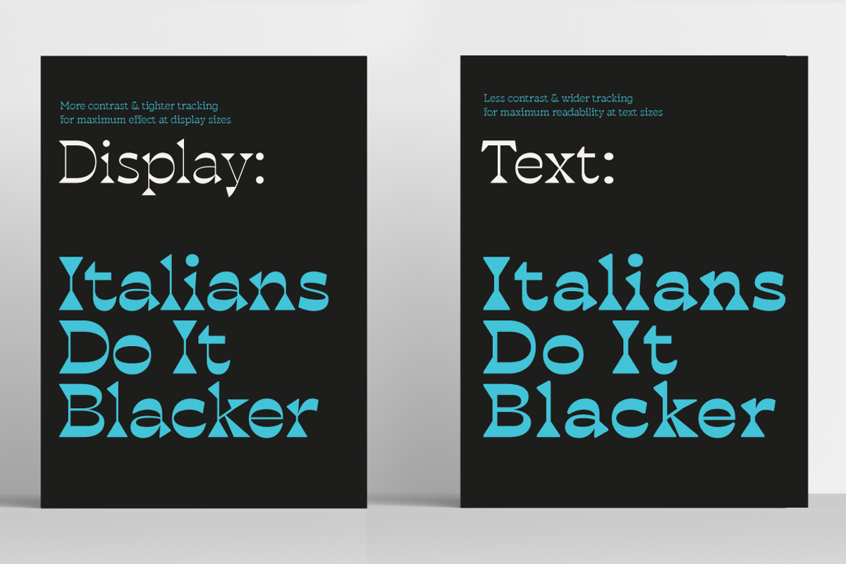 Blackest - 8 fonts, a Serif Font by Zetafonts (Photo 9 of 14)