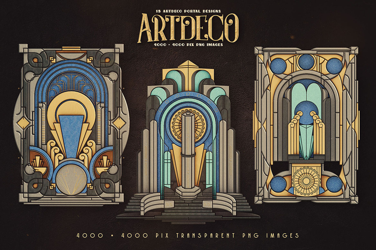 SALE Art Deco Toolkit, a Background Graphic by Cruzine (Photo 8 of 111)