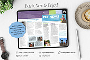 Canva Newsletter Template Pet Care, an Email Template by PixelCraft (Thumbnail 15 of 15)