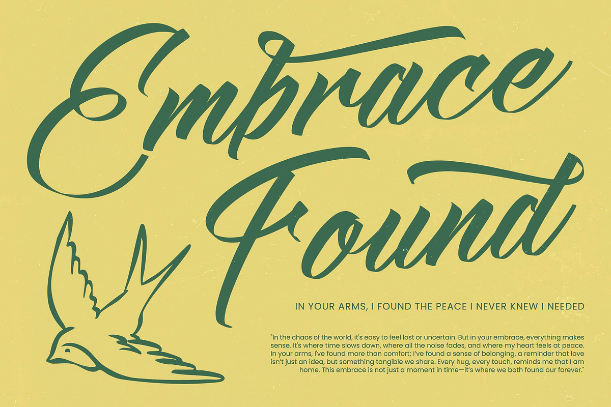 Amigdal Bold Calligraphy Font, a Script Font by stylishtype.co (Photo 4 of 20)