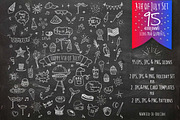 4th of July hand drawn 95 icons!, an Outline Icon by Natasha-Pankina.com (Thumbnail 3 of 6)
