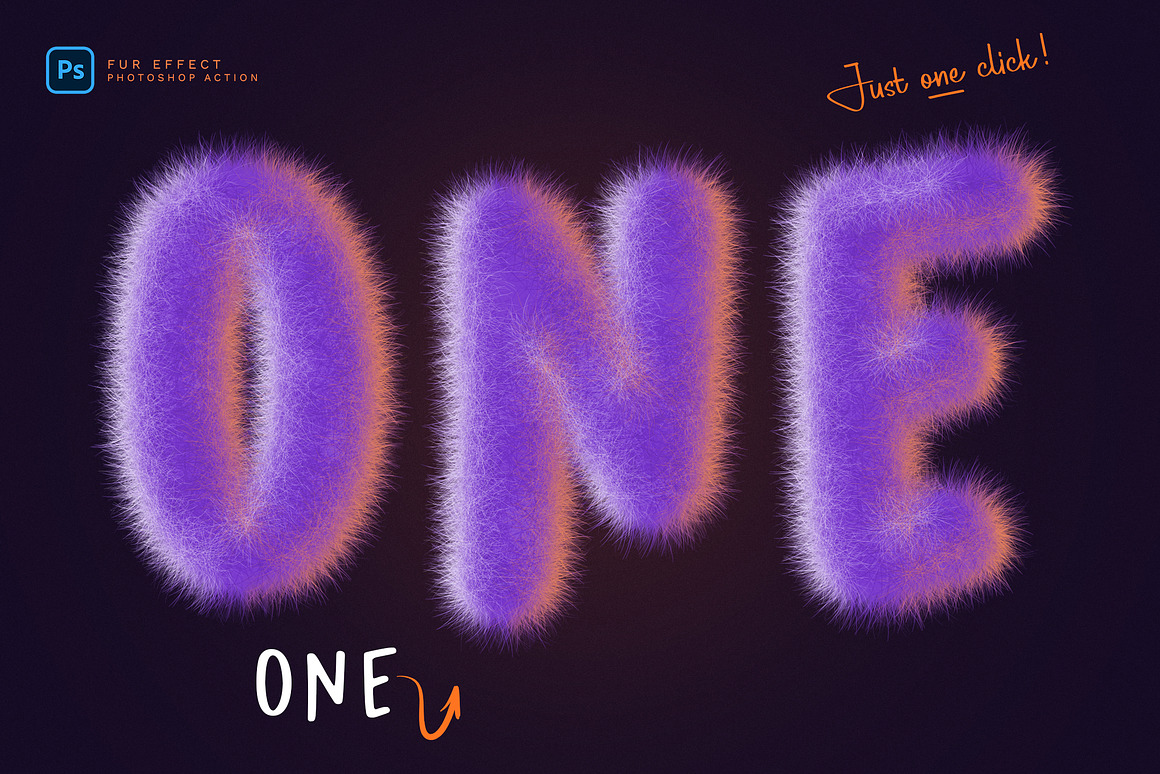 Fur Effect Photoshop Action, an Action Add-On by Andrew Skoch Design (Photo 3 of 8)