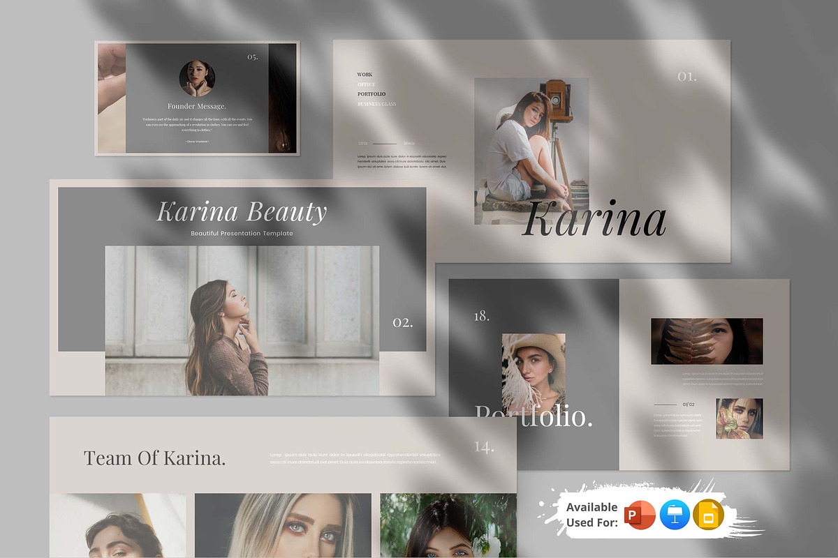 Karina Busines Presentation Template, a Presentation Template by Analogous Temp (Photo 1 of 5)