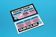 Travel Tour Voucher, a Card Template by graphicook (Thumbnail 2 of 3)