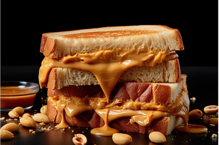 Pasty Peanut butter. Generate Ai, a Food & Drink Photo by Ylivdesign