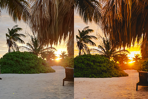 35 Presets For Lightroom. Beach