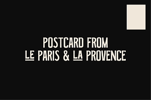 Paris Postcard Font