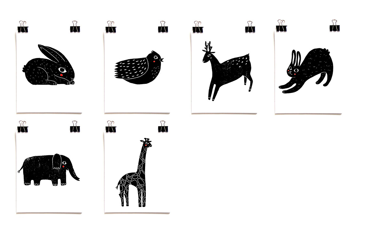 Cute animals BUNDLE, an Animal Illustration by Mii Lab (Photo 4 of 20)