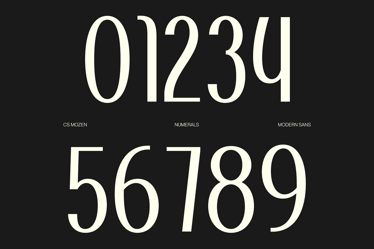 CS Mozen – Modern Sans Serif, a Sans Serif Font by Craft Supply Co. (Photo 4 of 8)
