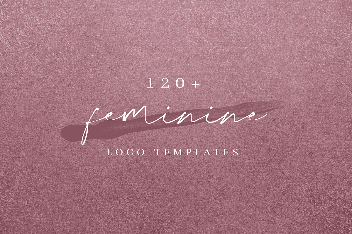120+ Feminine Logos — Big Bundle, a Branding & Logo Template by friday ...