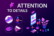 Isometric business illustrations, an iPhone Mockup by Boyko Pictures (Thumbnail 2 of 8)