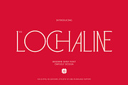 ED Lochaline, a Serif Font by Emyself Design (Thumbnail 1 of 12)