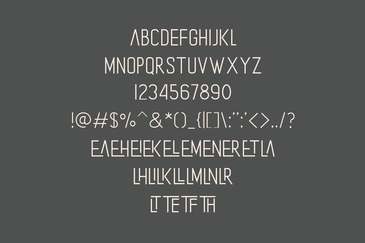 The Laker - Ligature Sans Serif Font, a Sans Serif Font by Vultype Co. (Photo 5 of 7)