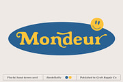 Mondeur - Hand Drawn Serif, a Serif Font by Craft Supply Co. (Thumbnail 1 of 9)