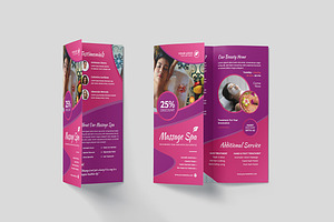 Massage Spa Trifold Brochure