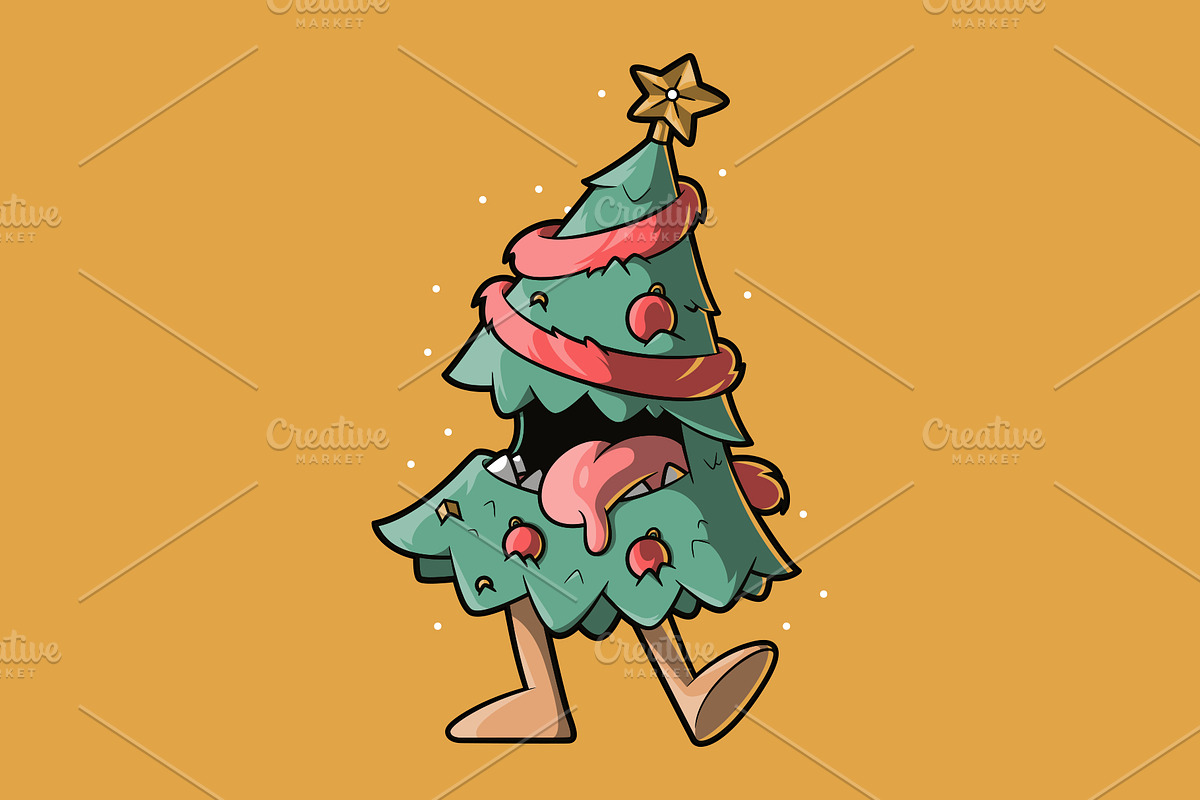 Mad Tree!, a Decorative Illustration by pedrors