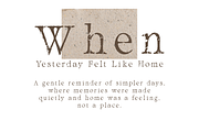 Mote - VintageClassic Rough Typeface, a Serif Font by overlaytemplates (Thumbnail 2 of 6)