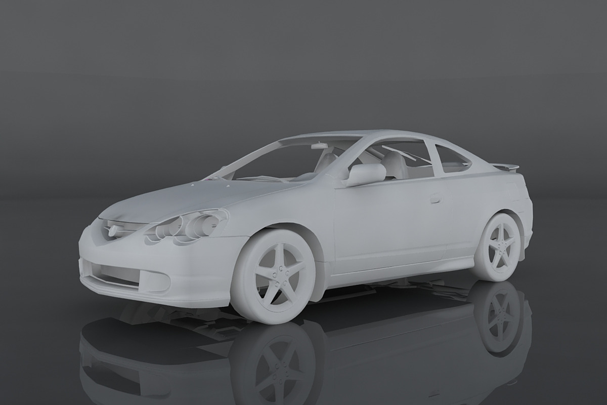 Acura RSX Type-S, a Cars & Vehicle 3D Model by valtriiu (Photo 12 of 12)