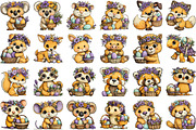 Watercolor Spring animals Illustrati, an Illustration by Sublimation Artist (Thumbnail 7 of 7)