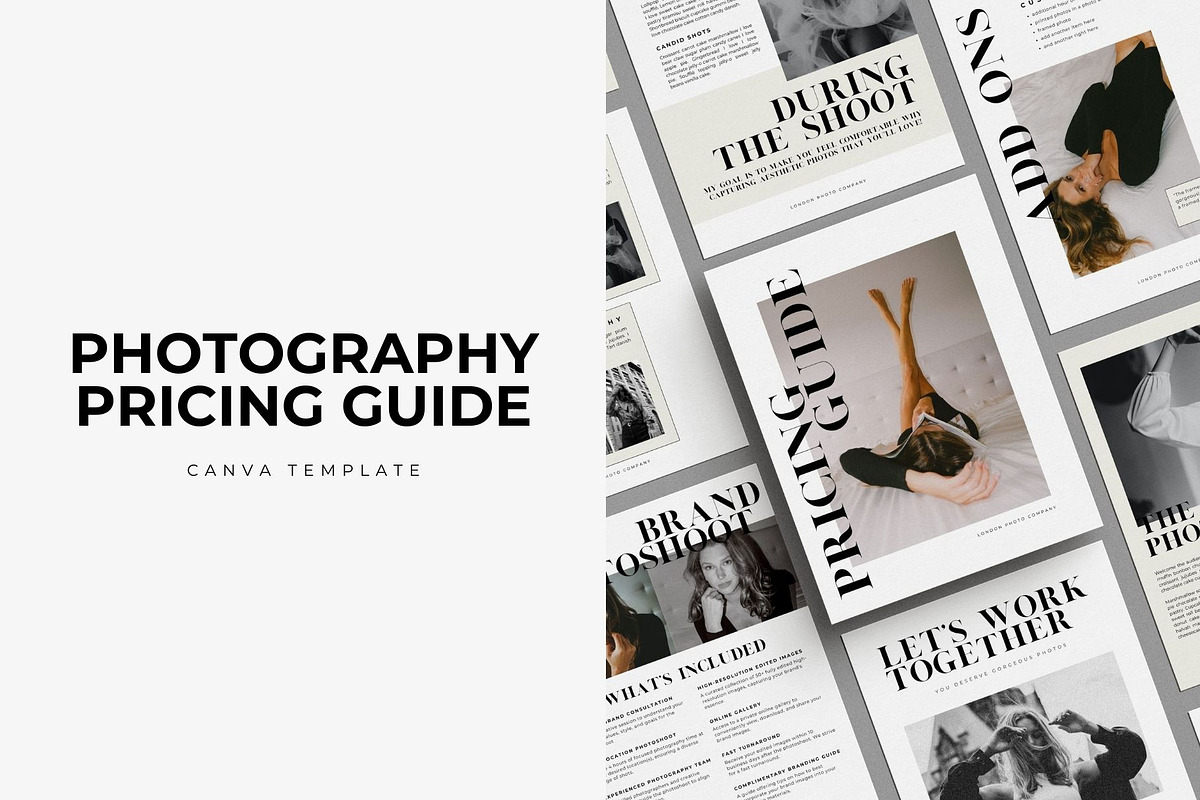Photographer Pricing Template Canva, a Marketing Template by Blush Created (Photo 10 of 11)