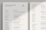 Minimalist Resume Designers Canva, a Resume Template by frommakertomaker (Thumbnail 1 of 9)