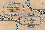 Vintage Victorian Ornamental Frames, a Decorative Illustration by C-Kav (Thumbnail 5 of 7)